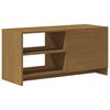 vidaXL TV-Schrank Honigbraun 80x31x39 cm Massivholz Kiefer