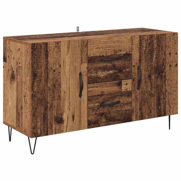 vidaXL Sideboard mit Schubladen Altholz 100 x 36 x 60 cm Holzwerkstoff