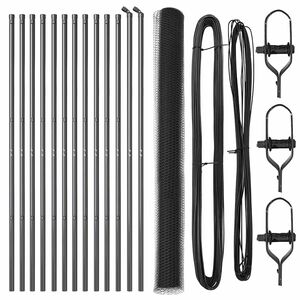 vidaXL Zaunpfosten Grau