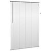 vidaXL Venetianer Jalousie Verstellbar Silber Grau 213 x 160 cm PVC