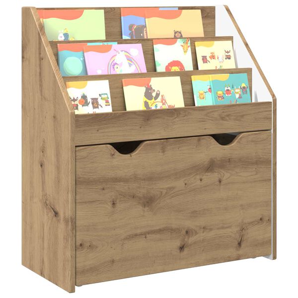 vidaXL Kinderregal Artisan-Eiche 60 x 29,5 x 69 cm Holzwerkstoff
