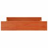 vidaXL Bettschubladen 2 Stk. Wachsbraun Massivholz Kiefer