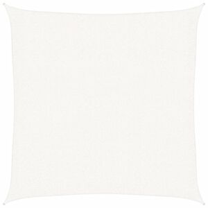 vidaXL Sonnensegel HDPE Quadratisch 2 x 2 m Wei&szlig;