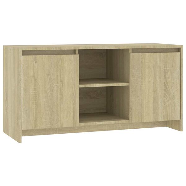 vidaXL TV-Schrank Sonoma-Eiche 102x37,5x52,5 cm Holzwerkstoff