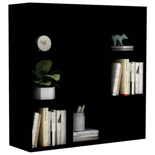 vidaXL B&uuml;cherregal Schwarz 98x29x97,5 cm Holzwerkstoff