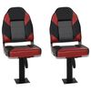 vidaXL Bootssitze mit Podest 2 Stk. 360&deg; Drehbar