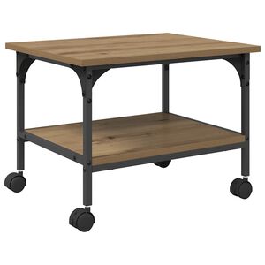 vidaXL Druckerst&auml;nder Artisan-Eiche 50 x 40 x 38 cm Holzwerkstoff