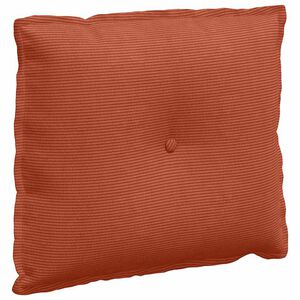 vidaXL Rückenkissen Rot-Orange 60 x 50 cm Cordstoff