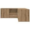 vidaXL Eckregal Artisan-Eiche 200x40x45 cm Holzwerkstoff