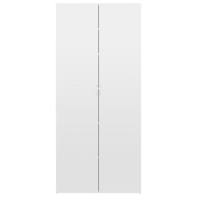 Vidaxl Schuhschrank Hochglanz Weiß 80, 24 Inch Bifold Mirror Door