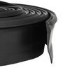 vidaXL Garage T&uuml;rdichtung Schwarz 52 x 2 mm 2,5 m PVC
