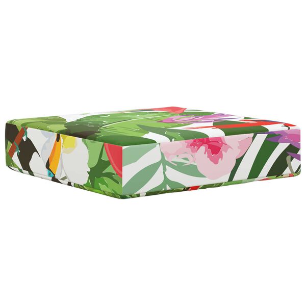 vidaXL Sitzkissen f&uuml;r Outdoor Bunt 40 x 40 x 8 cm 100 % Polyester
