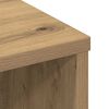 vidaXL Kopfteil Schrank mit Regal Artisan-Eiche 220 x 19 x 101,5 cm