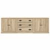 vidaXL Sideboards 3 Stk. Sonoma-Eiche Holzwerkstoff