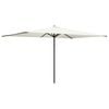 vidaXL Gartensonnenschirm 200 x 300 cm Polyester Rechtwinklig Creme