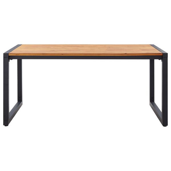 vidaXL 5-tlg. Garten-Essgruppe Schwarz