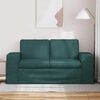vidaXL Sofa Dunkelgr&uuml;n Gesamtabmessungen: 162 x 80 x 82 cm (B x T x H)