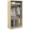 vidaXL Kleiderschrank Sonoma-Eiche 100x50x200 cm Holzwerkstoff