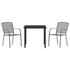vidaXL Garten Essgruppe 5 pcs Anthrazit Stahl