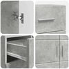 vidaXL Holzschrank Beton Grau 88,5 x 30,5 x 73 cm Holzwerkstoff