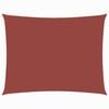 vidaXL Sonnensegel Oxford-Gewebe Rechteckig 3,5x4,5 m Terrakotta-Rot