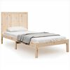 vidaXL Massivholzbett ohne Matratze 90x190 cm Kiefer