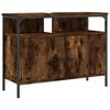 vidaXL Waschbeckenunterschrank R&auml;uchereiche 80x30x60 cm Holzwerkstoff