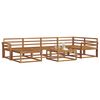 vidaXL Outdoor-Sofagarnitur 7 pcs Natur Massivholz Akazie