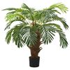 vidaXL K&uuml;nstliche Palme Cycas mit Topf 90 cm Gr&uuml;n