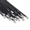 vidaXL Kabelbinder 25 stk. 4,6 x 250 mm Schwarz