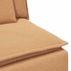vidaXL Modulares Sofa Mittelmodul mit Kissen Beige 100 cm
