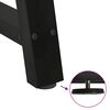 vidaXL Couchtischbeine A-Form 2 Stk. Schwarz 70x(42-43) cm Stahl