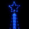 vidaXL LED Weihnachtsbaum 525 LEDs Blau 302 cm