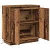 vidaXL LED-Sideboard mit Regal Altholz 71 x 34,5 x 75 cm Holzwerkstoff