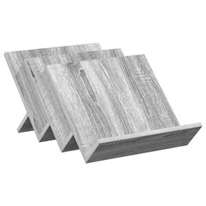 vidaXL Magazinregal Sonoma-Grau 53 x 40 x 28,5 cm Holzwerkstoff