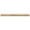 vidaXL Fensterb&auml;nke 2 Stk. Unbehandelt 90x15x2 cm Massivholz Eiche