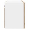 vidaXL H&auml;ngeschrank 2 pcs Artisan-Eiche und Wei&szlig; 60 x 31 x 40 cm