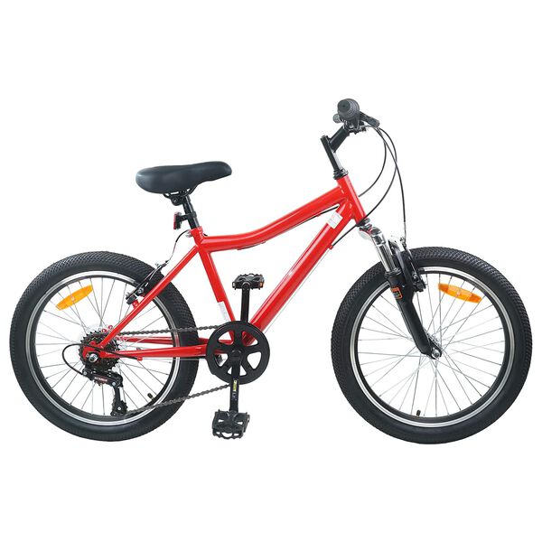vidaXL Kinderfahrrad 20 Zoll 6-Speed f&uuml;r 6-11 Jahre alt Rot