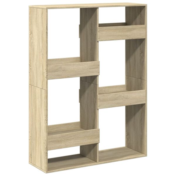 vidaXL B&uuml;cherregal Sonoma-Eiche 100x33x135 cm Holzwerkstoff