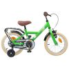 vidaXL Kinderfahrrad 14 Zoll f&uuml;r 3-5 Jahre alt Gr&uuml;n
