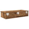 vidaXL Wandregal mit Schubladen Altholz-Optik 80x31x17cm Holzwerkstoff