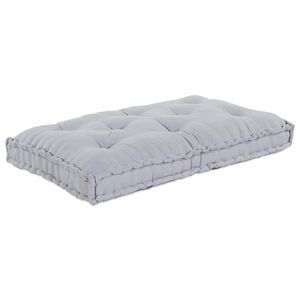 vidaXL Pallet Sofa Kissen Grau 120 x 80 x 12 cm Stoff