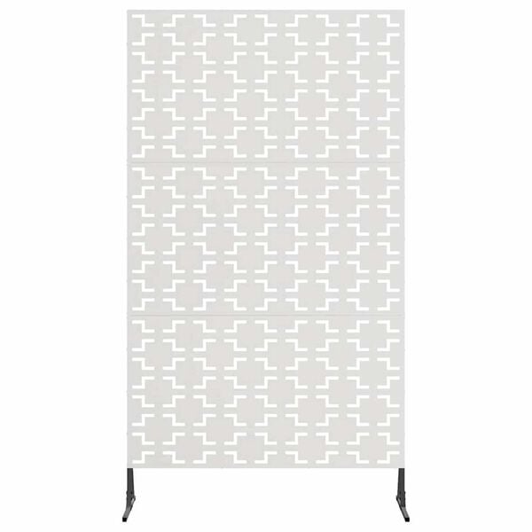 vidaXL Sichtschutz Grau 100 x 50 x 180 cm Stahl