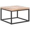 vidaXL Couchtisch 50&times;50&times;33,5 cm Massivholz