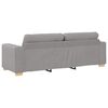 vidaXL Sofa Set Grau Stoff