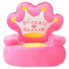 vidaXL Pl&uuml;sch-Kindersessel Prinzessin Rosa