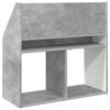 vidaXL Kinderregal Beton Grau 72,5 x 29,5 x 69 cm Holzwerkstoff