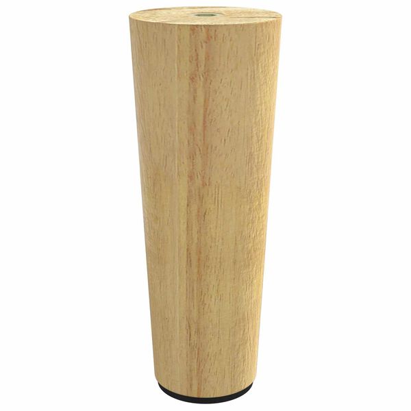 vidaXL M&ouml;belbeine 2 pcs Braun &Oslash; 44 x 100 mm Massives Eukalyptus Holz