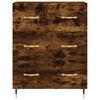 vidaXL Highboard Räuchereiche 69,5x34x180 cm Holzwerkstoff