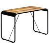 vidaXL Esstisch 118&times;60&times;76 cm Raues Massivholz Mango